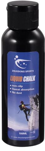 Gesso liquido per sollevamento , in carbonato di magnesio, 100 ml, a prova di sudore, ad asciugatura rapida, impugnatura antiscivolo, per allenamento per ginnastica, arrampicata, golf, danza