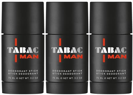 Tabac® Man | Value pack: Desodorante en barra - fragancia potente y masculina con un aura intensamente especiada | 3 desodorantes en barra de 75 g