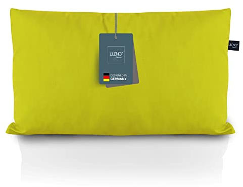 LILENO HOME 2er Set Kissenbezug 30x50 cm [Grün] - super weiche Kissenhülle [ohne Füllkissen] - Kissenbezug mit Reißverschluss für Drinnen & Draußen Kissen - Capri