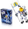 SIENON Astronaut Toy Building Kit for Kids and Adults-229pcs Building Block Astronaut Figure Holding the Flag with Movable Joints, DIY Spaceman Construction Toy City Space Building Set