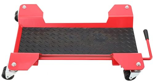 SUDEG Aide à la manœuvre de moto 360 kg Chariot Range Moto | Aide à manœuvre et stationnement Support Rail pour motos, Longueur 56.3 cm, Largeur 43.4 cm