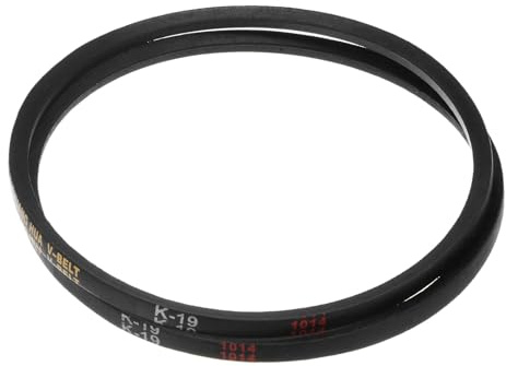 QUARKZMAN 2pz Cinghia a V Sezione V-Belt K 19 Circonferenza Esterna | 0.315 Larghezza, 0.236 Spessore, in Gomma K19, Cinghia di Trasmissione di Potenza Industriale