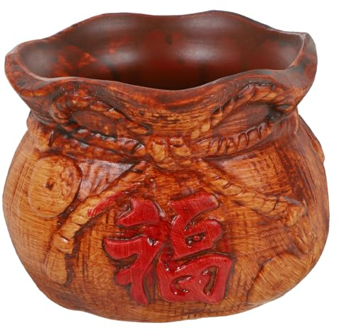 SEWOART Geldbaum Pflanze Topf Keramik Stilvoller Haus Decor Blumentopf Gartenkunst Bonsai-Topf Leuchtende Farbe Exquisiter Form