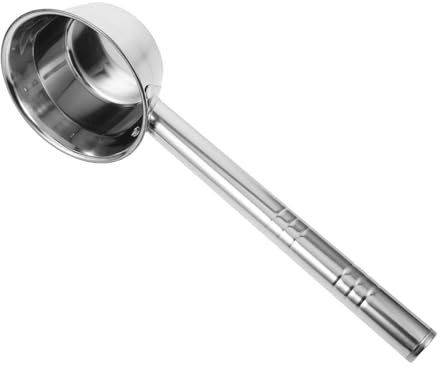 Yardwe Mestolo in Acciaio Resistente Lungo Manico Mestolo Per Acqua e Zuppe Utensile Da Cucina Resistente All Usura Multiuso Grande Capacità