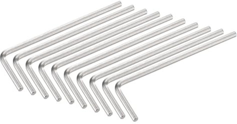XUCZHAI Llaves Allen 10 Uds. Llave hexagonal de 2mm llave en forma de L llave métrica juego de herramientas de reparación de brazo largo CR-V herramientas manuales Para Bicicleta Motocicleta