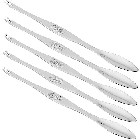 SHOWERORO 15pezzi Forchetta Acciaio Inossidabile per Granchi e Crostacei Strumenti di Sbucciatura Pratici per Ristoranti e Uso Domestico Design Ergonomico e Resistente per Pesce e di Mare