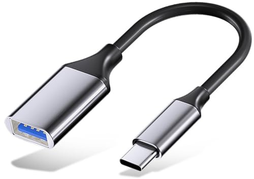 Adapter USB C auf USB 3.0, OTG Typ C auf USB Adapter, OTG Kabel, USB C Adapter, kompatibel mit iPhone 16/15, iPad Pro, MacBook Pro, Galaxy S24/S23/S22/S21, Note 20 Ultra, Huawei, Google Pixel