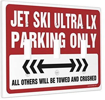 KAXW Lichtschalter-Abdeckung, Schutz, Jet-Ski, Ultra Lx, Parkplatzschalter, Wandplatte, Lichtschalterplatte, Dreifach-Schalter-Abdeckung