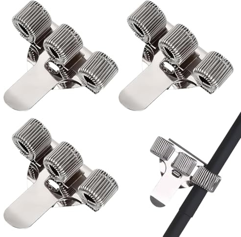 3 Stück Stiftehalter Kasack,Metall Dreilöcher-Stifthalter,Tragbarer Krankenschwester Pflege Zubehör,Pen Loop,Klemme Krankenschwester,Nurse Accessories,für Arzt Arbeit Notizbuch Stifte Halterung