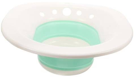 HOLIDYOYO Bidet Pieghevole da Bagno Vasca per Pulizia Post Parto, Lavabo Bidet Domestico Salvaspazio, Adatto a Donne Incinte e Anziani, Facile da Riporre e Compatibile Sedili Wc Standard