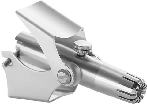 Healeved Herramienta Recortadora de Vello Nasal y Orejas Manual para Hombres Limpieza Rápida y Diseño Compacto para Cuidado Personal