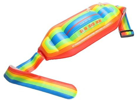 Misaakoeq Cinturón De Flotación para Adultos,Seguridad Ajustable y Plegable,Flotador para Piscina y Entrenamiento de Natación | para Playa Viaje Verano Adolescentes Principiantes Ejercicio en Agua