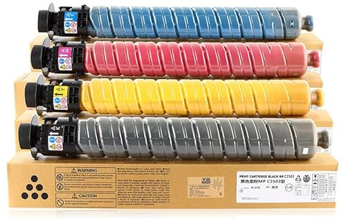 TLCGQF Cartuccia Toner Di Ricambio IM C2510 842554 842555, Compatibile Con Le Fotocopiatrici Ricoh IM C2510, C2010, Lanier E Savin. Ad Alta Capacità,4color