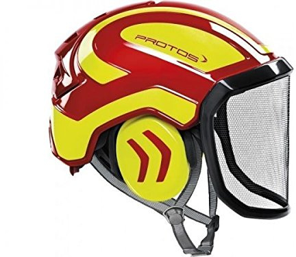 Protos Integral Arborist Farbe Rot Gelb, Größe Visier F39