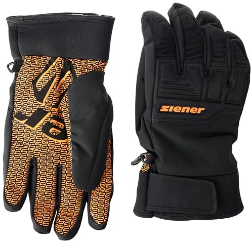 Ziener Erwachsene Ski-Handschuhe/Wintersport Wasserdicht Atmungsaktiv GARIM AS, orange spice, 8,5