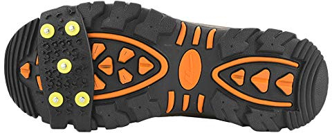1 Paar Steigeisen, 5-Stud Ice & Snow Grips Cleat Stretch Steigeisen zum Wandern Klettern im Freien, Schuhspikes
