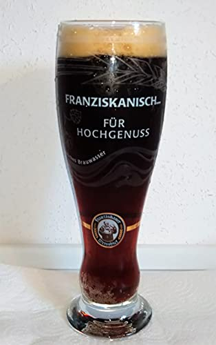 Rofu White Beer Glass / Wheat Beer / Wheat Glass / 0.5 Litres / Franziskaner / Limited Edition / Effect Glass