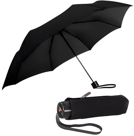 Knirps T.020 Fickparaply 19,5 cm, Svart, One Size, Kompakt och modern
