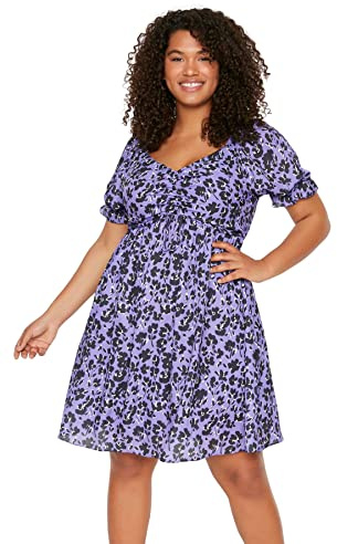 Trendyol Vestido - Beige - Mini