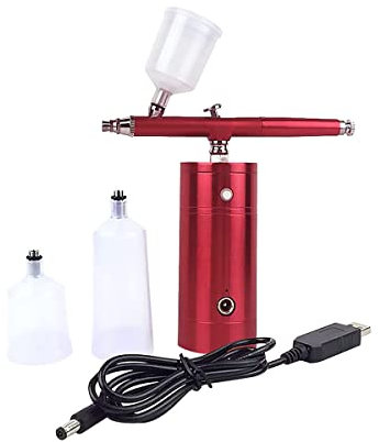 YANYUESHOP Cake Spray Gun,Paint Spray Gun Rechargeable Portable Electric Spray Gun Painting Model Kit Art Craft Cake Decoration,C