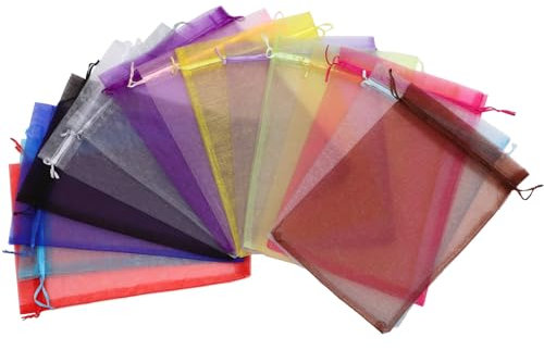 Gadpiparty Transparente Kordelzugbeutel 30 Stück Organza-geschenkbeutel Mit Kordelzug Für Schmuck Süßigkeiten Party Hochzeit Weihnachten Geschenkbeutel