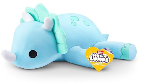 Hug-A-Lumps von ZURU 1,5 Kg Gewichtetes kuscheliges weiches Plüschtier, Komfortbegleiter, zur Angstlinderung, beruhigendes weiches Spielzeug für Kinder und Erwachsene (Dinosaurier/Delilah)