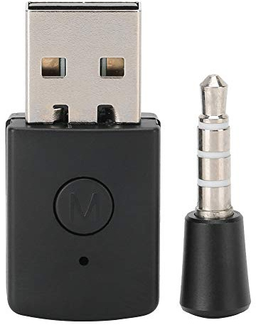 Beufee Adaptador USB Bluetooth, Adaptador De Receptor USB Adaptador Inalámbrico USB Dongle Adaptador Externo Bluetooth Transmisor Adaptador para P S 4 Gamepad