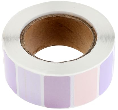 NUOBESTY 800stücke Thermoetikettenaufkleber Bedruckbare Label Aufkleber Thermoaufkleberrolle Aufkleberpapier Für Adress Und Preisauszeichnungen