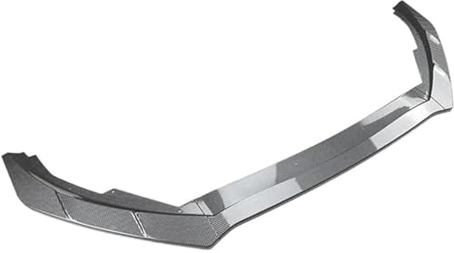 WHLXQ Auto Frontspoiler für Ford Focus MK4 2019 2020 2021 2022, Sport-Performance Frontspoiler Auto Frontlippe Spoiler Frontspoiler-Stoßfängerlippe,B/Carbon Fiber Look