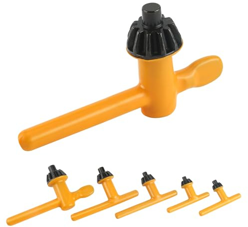 5 Pièces Clés de Mandrin de Perceuse | Clé de Mandrin de Rechange, Clés à Mandrin pour Perceuse Électrique pour 6mm 10mm 13mm 16mm 20mm