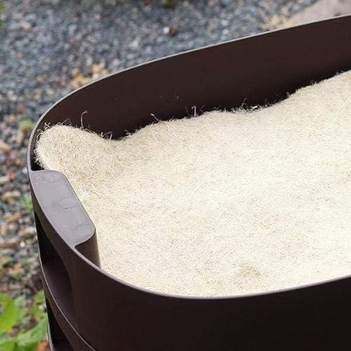 Wiggly Wigglers Moisture Mats for Urbalive Worm Composter Hemp Mat Fibre Blanket for Composting | Vermicomposting Blankets - Keeps Worms Dark Moist & Warm (Pack of 6)