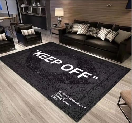 JEBGOEHS Keep Off Teppich Wohnzimmermatte Schlafzimmertisch Fensterbank Teppich Outdoor Teppich 50 * 80cm
