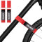 Trilancer Adjustable Bike Rack Straps 2 Pack – 66x3.8cm Wheel Stabilizer Straps with Hook and Loop Fastening and Anti-Slip Coating – for Car Bike Racks, Wall Mounts, Transport and Storage