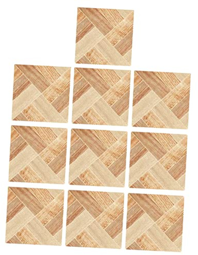 SHINEOFI 10pezzi Adesivi Per Piastrelle Stile Nordico Moda Autoadesivi Cristallo Adesivi Pavimenti Impermeabili Bagno Cucina