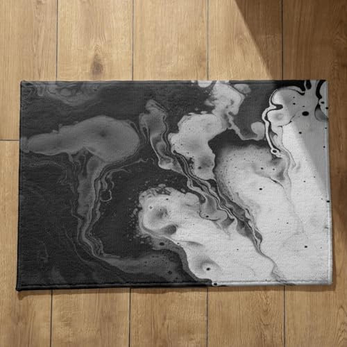 EHOMERY Zerbino Pulisci Scarpe da Esterno Zerbini Grandi Pittura Ad Inchiostro 45x75cm