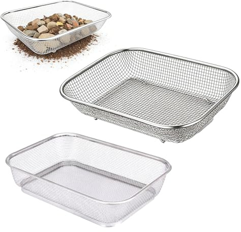 eupdd Tamis De Jardin 2 Pièces 3mm Et 6mm, Tamis De Sol
