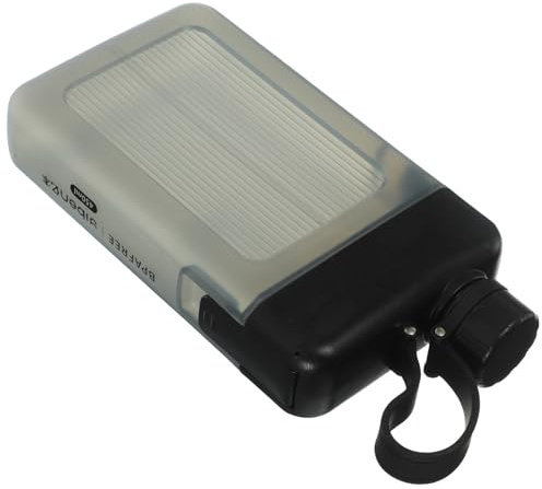 iplusmile Bottiglia d Acqua Quadrata Portatile da 450ml Resistente all Usura per Sport e Viaggio Materiale Pc, Pp e Silicone, Design Semplice e Pratico
