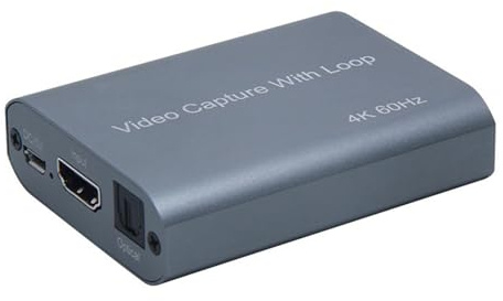 Kaeltsyn 4K Videoaufnahmekarte HDTV USB Videorecorder 1080P 60 Hz HDTV Gerät Spielaufnahmeausgang für Live Streaming Zubehör Professionelle Karte