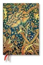 Paperblanks Agende Flexi a Copertina Morbida di 18 Mesi 2023-2024 Morris Danza del Vento | Orizzontale | Midi (125 × 175 mm)