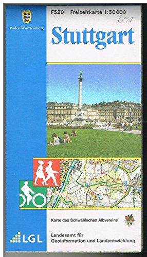 Stuttgart: Karte des Schwäbischen Albvereins (Freizeitkarten 1:50000 / Mit Touristischen Informationen, Wander- und Radwanderungen)