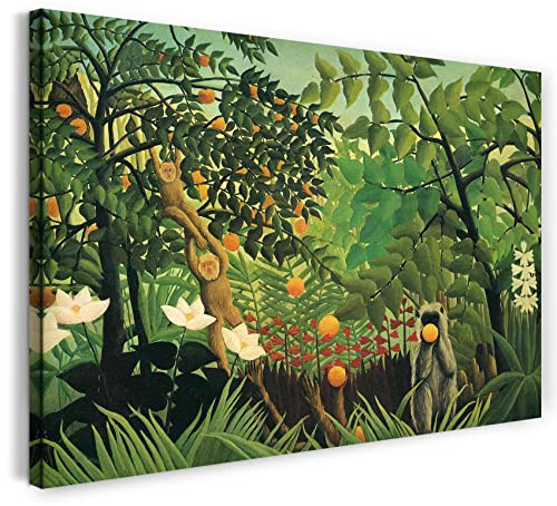 Leinwand (120x80cm): Henri Rousseau - Exotische Landschaft
