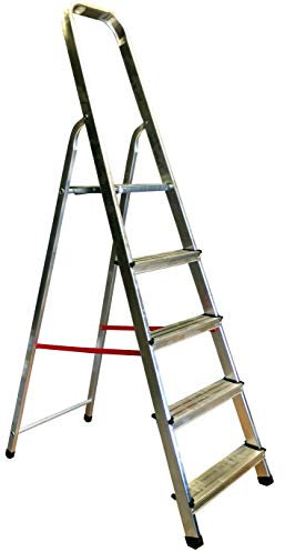 Homelux 825003 Escalera Domestica, 5 Peldaños, 4.5 kg