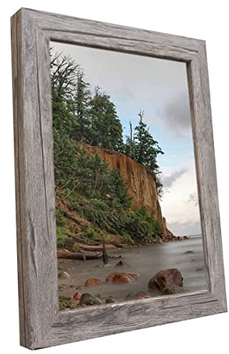 Bilderrahmen Fotorahmen 60x90 cm Olive bilderrahmen zum aufhängen MDF Picture Frames Farbe und 40 verschiedene Größen wählbar ohne Passepartout Rahmen Malmö