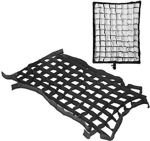 50x70cm Foldable Softbox Square Cellular Honeycomb Grid Mesh for 50x70cm 4Corner Soft Light Box,for Studio Photography Shooting