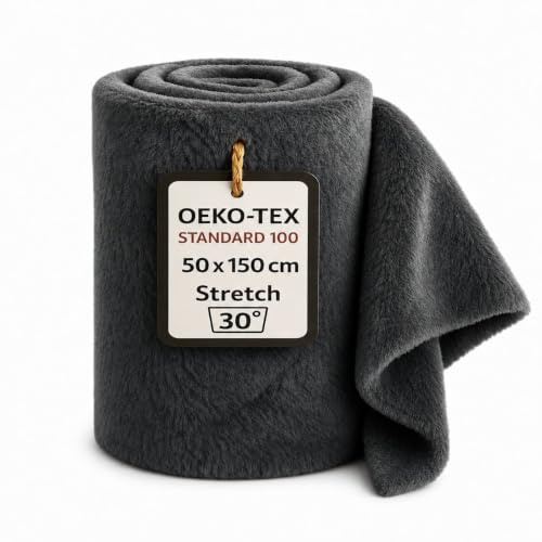 StoffBook dunkelgrau faux fur stoff, kunstpelz kaninchen plüsch, fell zum basteln, teddyplüsch, fellstoff für diy, tierfell, bastel plüschstoff, kostüme & dekoration, c954
