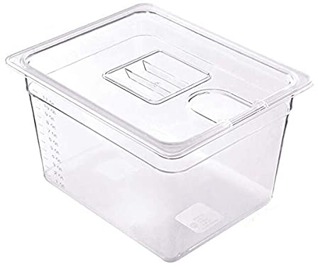 Gobutevphver Sous Vide Maschine - 11 Liter, Transparent, Kunststoff, 85°C, SOUS_VIDE_MACHINE, Steakmaschine, Bad für Umwälzpumpe, Kulinarisches Eintauchen, Slow Cooker
