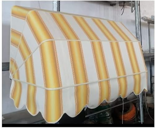 Generico Tenda da Sole Modello CAPPOTTINA a 4 Raggi Realizzata in Tessuto Acrilico TEMPOTEST para' o in PVC, (L. 200 cm * S. 120 cm)