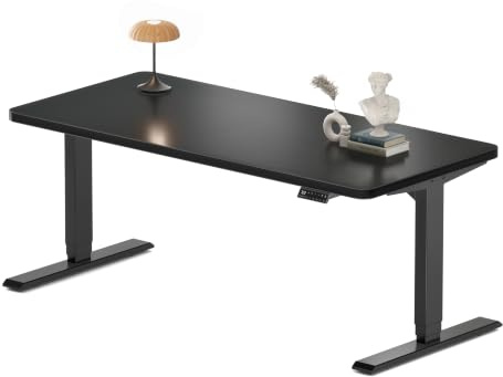 MAIDeSITe S2 Pro Plus Höhenverstellbarer Schreibtisch 160 x 80cm, 2 Motoren | Schreibtisch Höhenverstellbar, 25 mm Einteilige Tischplatte, Traglast 160 kg, 4 Memory-Steuerung, Sitz-Steh-Erinnerung, USB-C