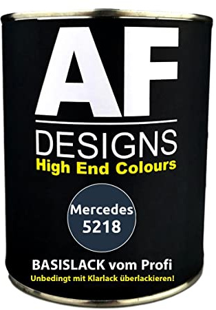 Vernice per auto per Mercedes 5218, 250 ml, colore: blu azzurrite