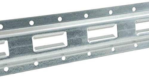 Mytee Products 5 ft. Vertical E Track Galvanized Made in USA